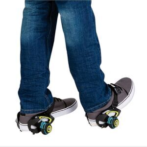 EC RAZOR JETS HEEL WHEEL SKATES ADJUSTABLE FIT.